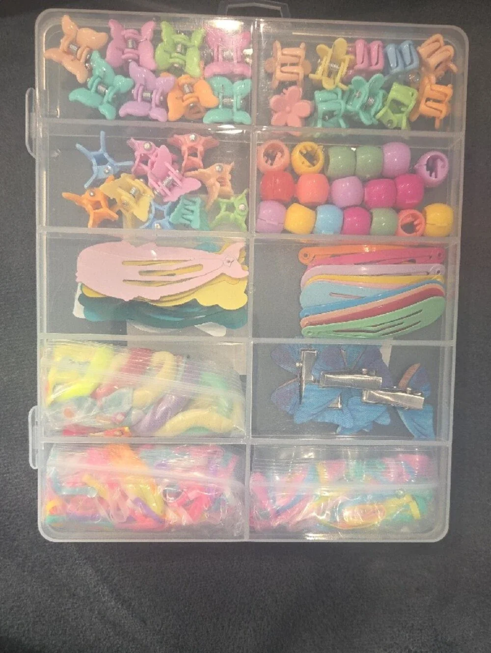 Hair Accessories for Girls, 232 Pcs Mini Hair Clips Set